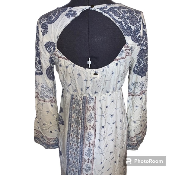 O’NEILL Kansas Summer Sun Maxi Dress Side Leg Slit - Picture 7 of 16